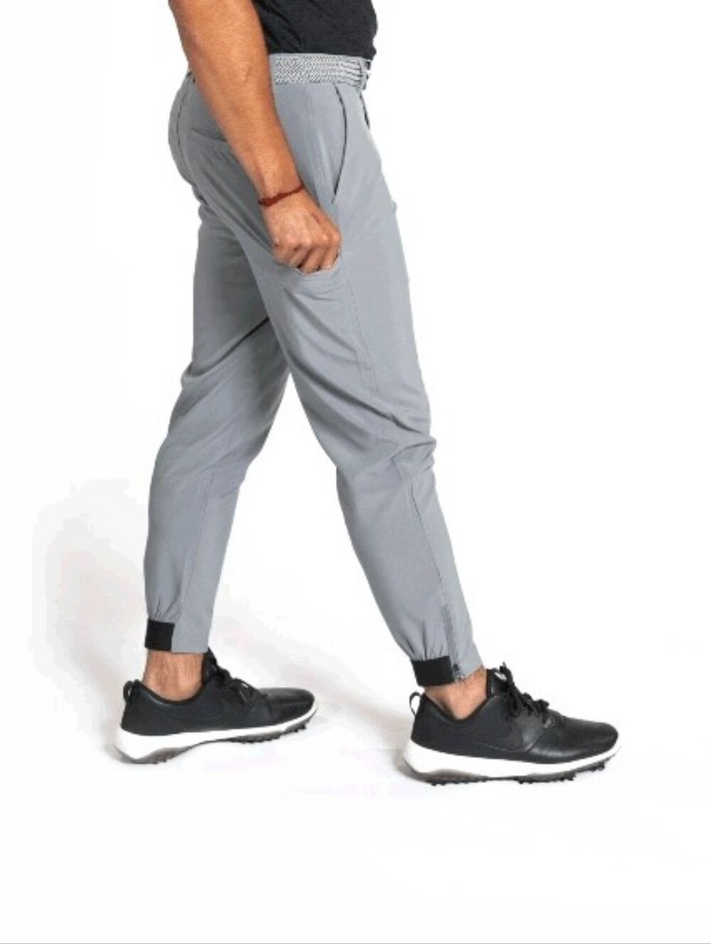 Primo  Performance Stretch Ankle Zip Gray Golf Pants